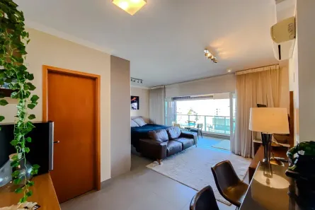 Apartamento com 1 Quarto para alugar, 55m² no Vila Regente Feijó, São Paulo