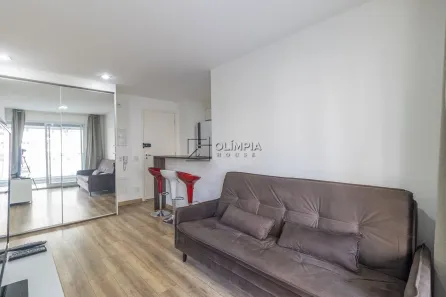 Apartamento com 1 Quarto para alugar, 49m² no Campo Belo, São Paulo