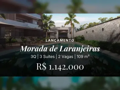 Apartamento com 3 Quartos à venda, 109m² no Morada de Laranjeiras, Serra