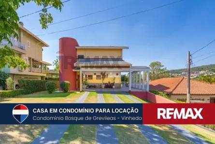 Casa de Condomínio com 4 Quartos para alugar, 268m² no Bosque, Vinhedo