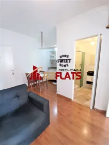 Apartamento com 1 Quarto para alugar, 38m² no Indianópolis, São Paulo