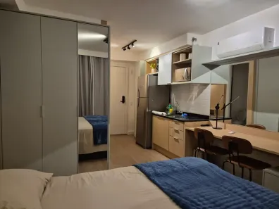 Apartamento com 1 Quarto para venda ou aluguel, 25m² no Vila Olímpia, São Paulo