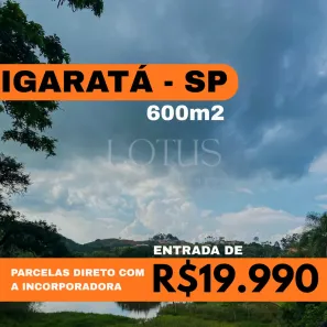 Lote/Terreno à venda, 600m² no Centro, Guararema