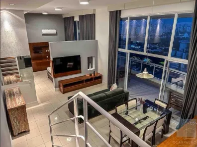 Apartamento com 1 Quarto para alugar, 108m² no Cidade Monções, São Paulo