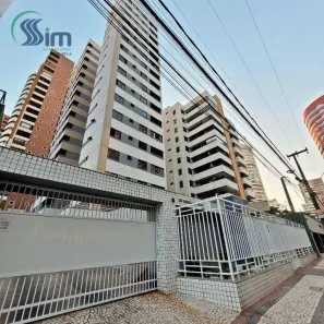 Apartamento com 3 Quartos para alugar, 80m² no Meireles, Fortaleza