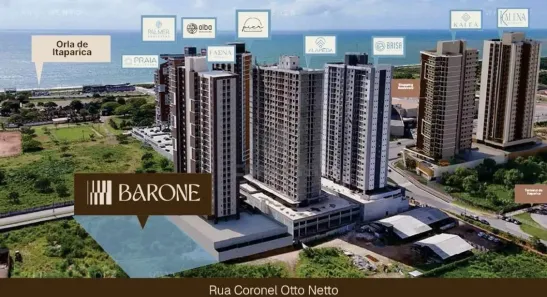 Apartamento com 2 Quartos à venda, 56m² no Jockey de Itaparica, Vila Velha