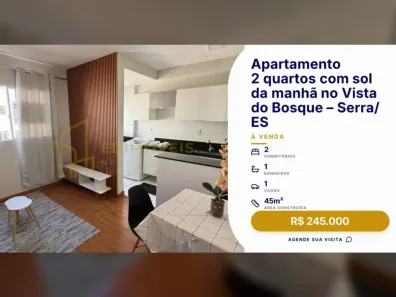 Apartamento com 2 Quartos à venda, 45m² no Residencial Centro da Serra, Serra