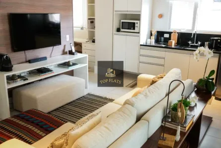 Flat com 1 Quarto para alugar, 52m² no Itaim Bibi, São Paulo