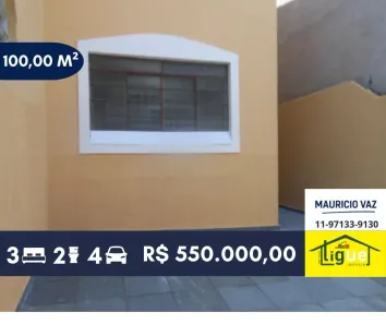 Sobrado com 3 Quartos à venda, 100m² no Jardim das Vertentes, São Paulo
