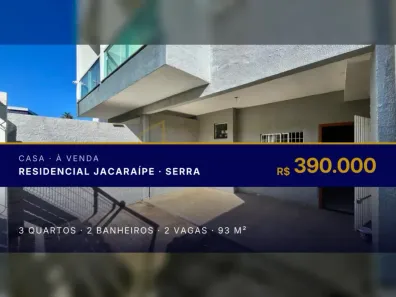 Casa com 3 Quartos à venda, 93m² no Residencial Jacaraípe, Serra