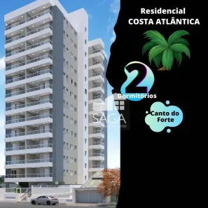 Apartamento com 2 Quartos à venda, 60m² no Canto do Forte, Praia Grande