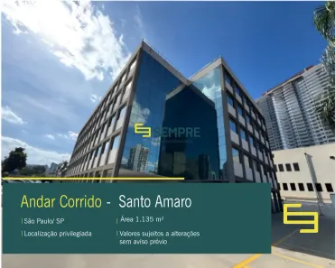 Imóvel Comercial para alugar, 1135m² no Santo Amaro, São Paulo