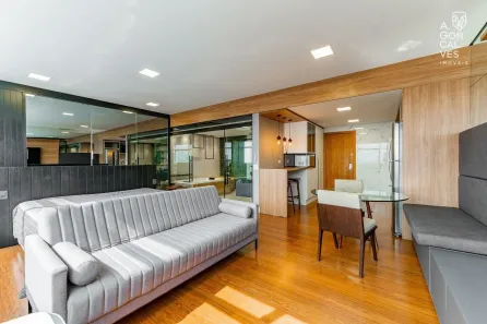 Apartamento com 1 Quarto à venda, 73m² no Centro, Curitiba