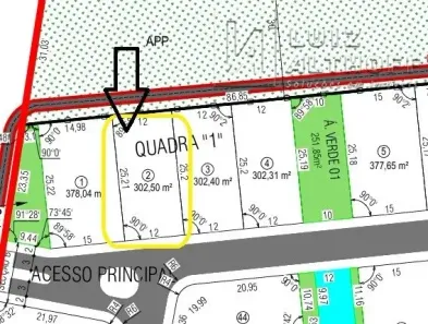 Lote/Terreno à venda, 302m² no Pedra Branca, Palhoça