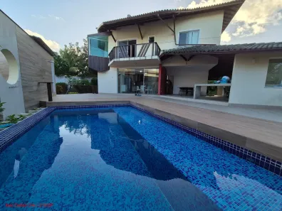 Casa de Condomínio com 5 Quartos à venda, 390m² no Busca Vida (Abrantes), Camaçari