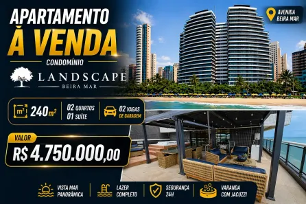 Apartamento com 2 Quartos à venda, 240m² no Mucuripe, Fortaleza
