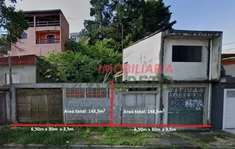 Lote/Terreno à venda, 148m² no Jardim Zaira, Mauá