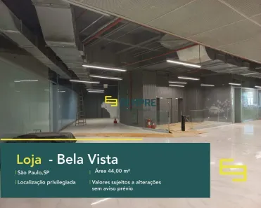 Ponto Comercial para alugar, 44m² no Bela Vista, São Paulo