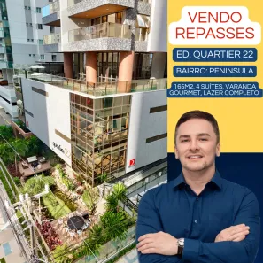 Apartamento com 4 Quartos à venda, 165m² no Ponta D'Areia, São Luís