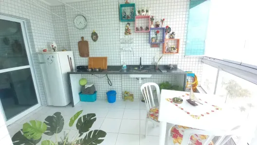 Apartamento com 3 Quartos à venda, 123m² no Guilhermina, Praia Grande