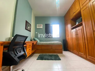Apartamento com 3 Quartos para alugar, 148m² no Ponta da Praia, Santos