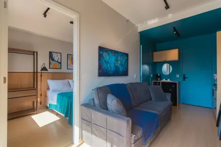 Apartamento com 1 Quarto à venda, 34m² no Santo Amaro, São Paulo