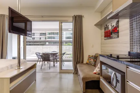 Apartamento com 1 Quarto para alugar, 40m² no Consolação, São Paulo