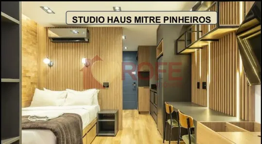 Apartamento com 1 Quarto à venda, 27m² no Pinheiros, São Paulo
