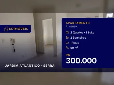 Apartamento com 2 Quartos à venda, 60m² no Jardim Atlântico, Serra