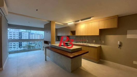 Apartamento com 1 Quarto para venda ou aluguel, 50m² no Ponta da Praia, Santos