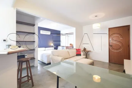 Apartamento com 1 Quarto para alugar, 34m² no Vila Nova Conceição, São Paulo