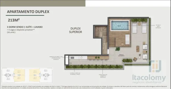 Apartamento com 3 Quartos à venda, 213m² no Tamboré, Santana de Parnaíba