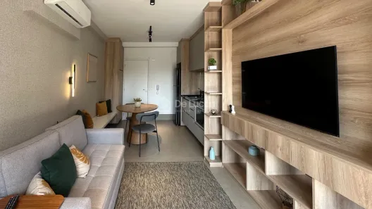 Apartamento com 1 Quarto para venda ou aluguel, 42m² no Cambuí, Campinas