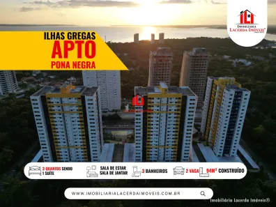 Apartamento com 3 Quartos à venda, 94m² no Ponta Negra, Manaus