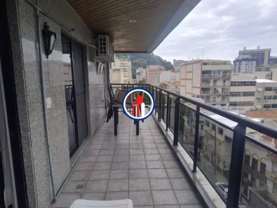 Apartamento com 3 Quartos para alugar, 134m² no Botafogo, Rio de Janeiro