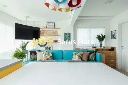 Flat com 1 Quarto para alugar, 40m² no Brooklin Paulista, São Paulo