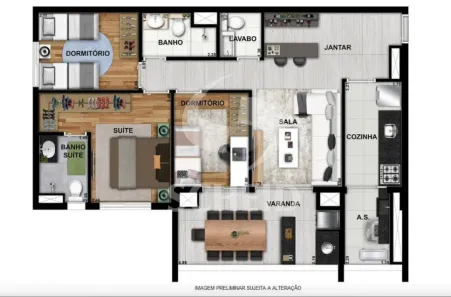 Apartamento com 3 Quartos à venda, 84m² no Jardim das Acácias, São Paulo