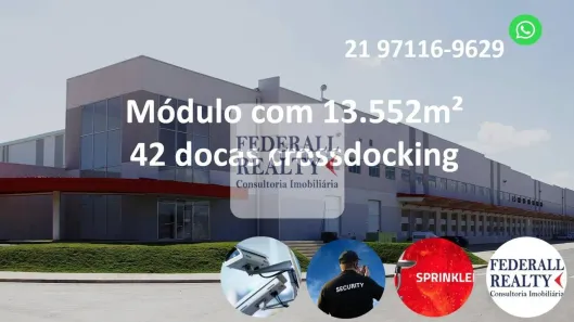 Galpão/Depósito/Armazém para alugar, 13552m² no Santa Cruz, Rio de Janeiro