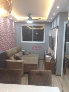 Apartamento com 2 Quartos à venda, 46m² no Areia Branca, Santos