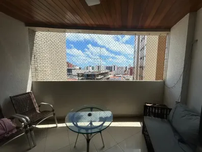 Apartamento com 4 Quartos para alugar, 180m² no Cabo Branco, João Pessoa