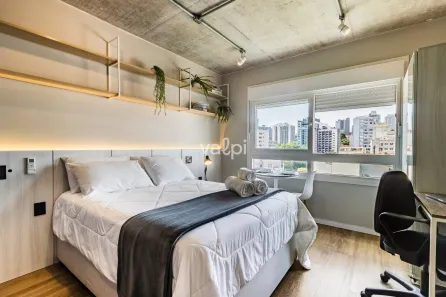 Apartamento com 1 Quarto para alugar, 19m² no Santa Cecília, Porto Alegre