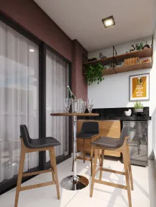 Apartamento com 1 Quarto à venda, 22m² no São Mateus, Juiz de Fora