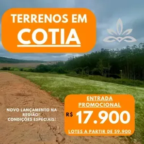 Lote/Terreno à venda, 500m² no Centro (Caucaia do Alto), Cotia