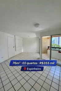 Apartamento com 2 Quartos à venda, 76m² no Espinheiro, Recife