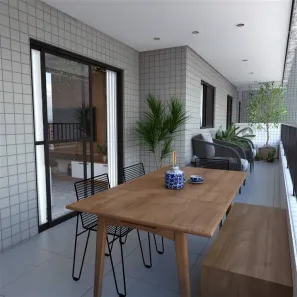 Apartamento com 2 Quartos à venda, 78m² no Aviação, Praia Grande