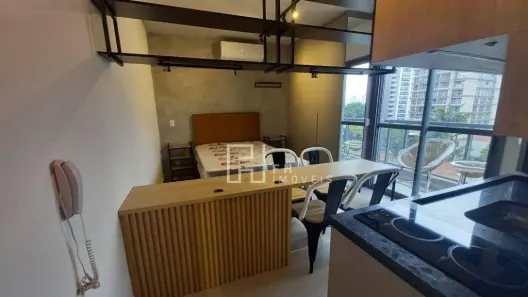 Apartamento com 1 Quarto para alugar, 25m² no Indianópolis, São Paulo