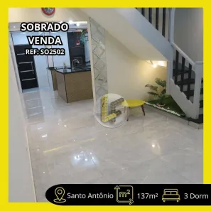 Sobrado com 3 Quartos à venda, 137m² no Santo Antônio, São Caetano do Sul