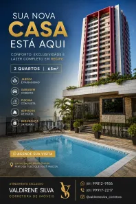 Apartamento com 2 Quartos para venda ou aluguel, 65m² no Boa Viagem, Recife