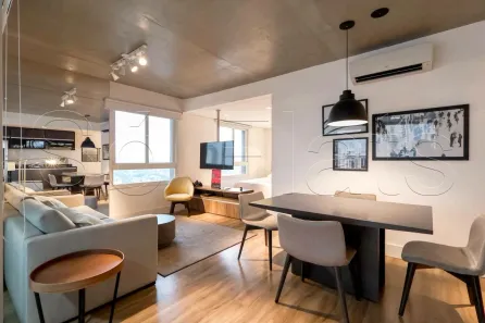 Flat com 1 Quarto à venda, 61m² no Cidade Monções, São Paulo