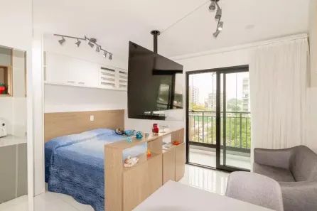 Kitnet com 1 Quarto à venda, 25m² no Indianópolis, São Paulo